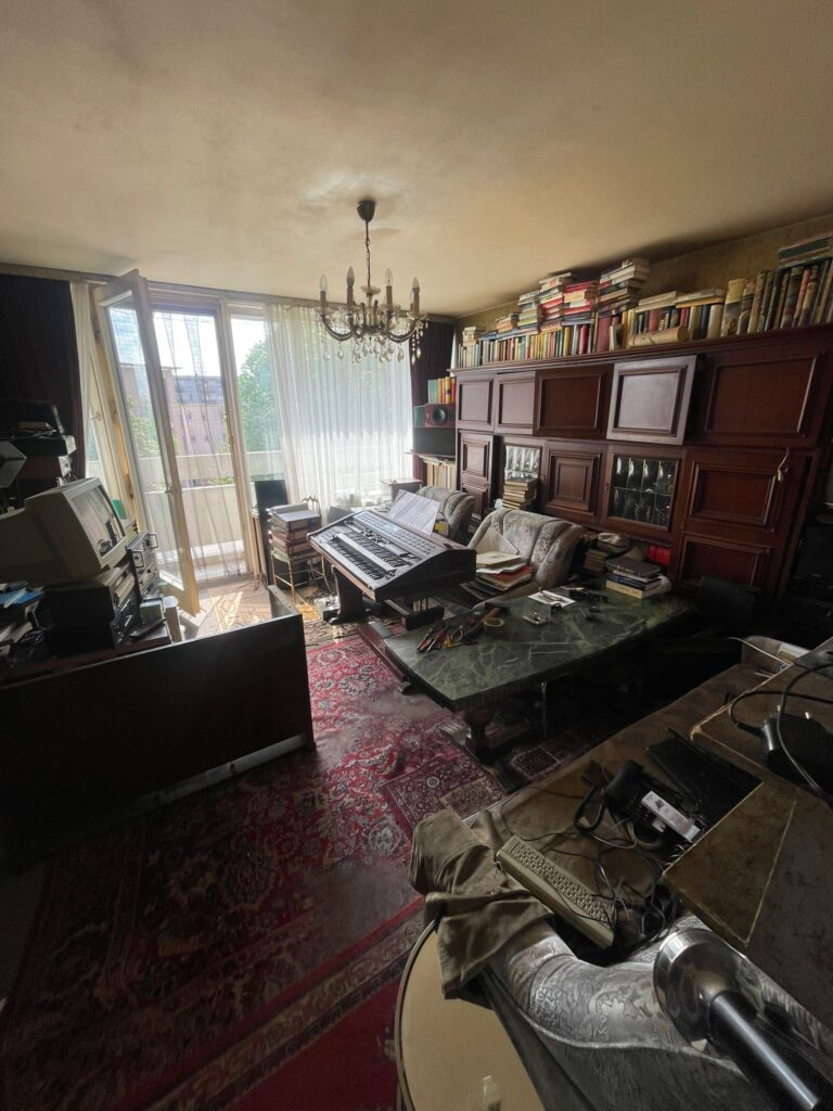Haushaltsauflösung München Wohnzimmer vorher 