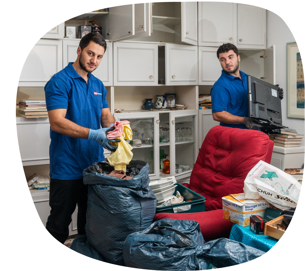 Messie-Wohnung Räumung in München mit Wirentsorgen